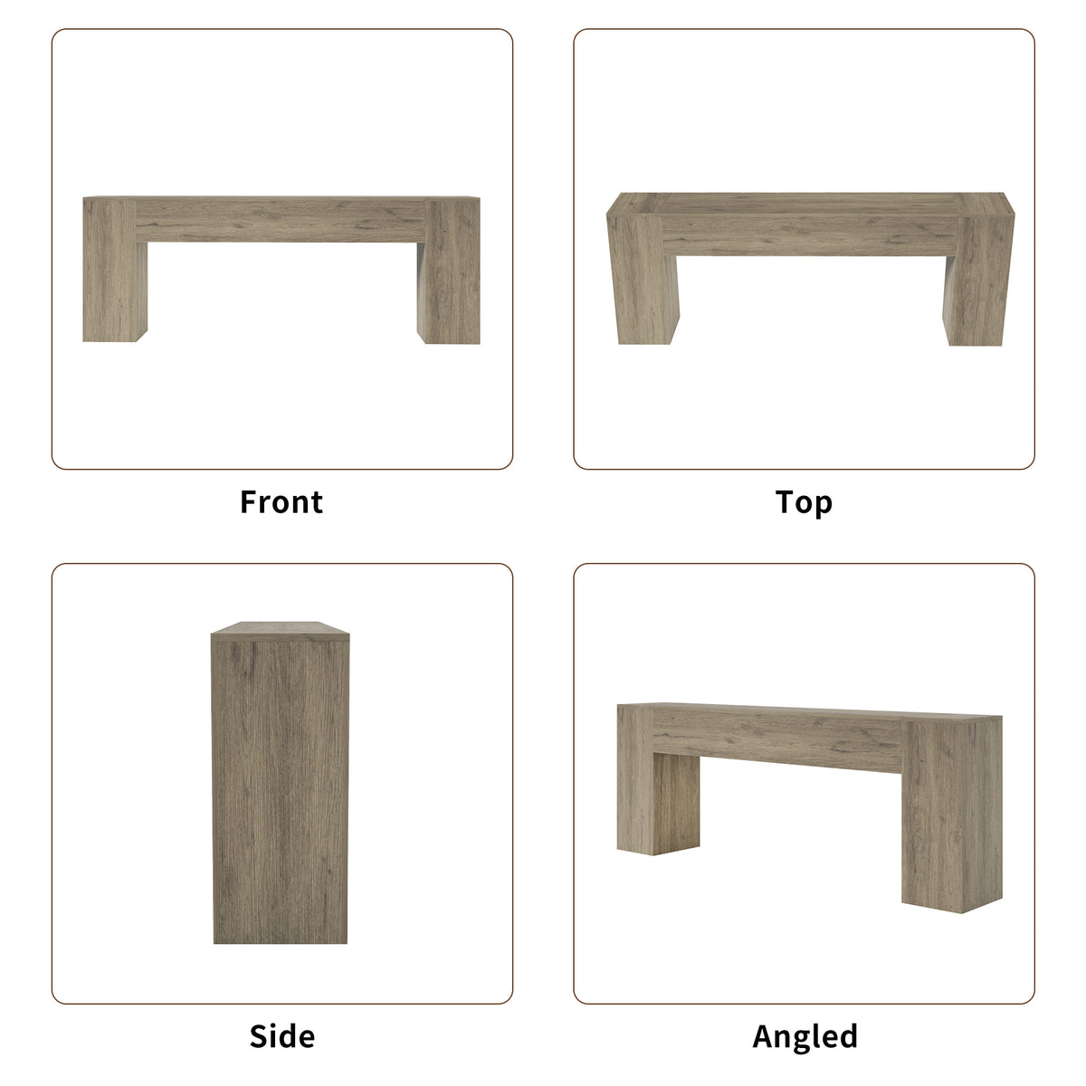 Farmhouse Sofa Table Narrow Long, Wood Console Table for Living Room, Entry Way,Extra Long Entryway Table Modern, 86-Inch Behind Couch Table, Grey 