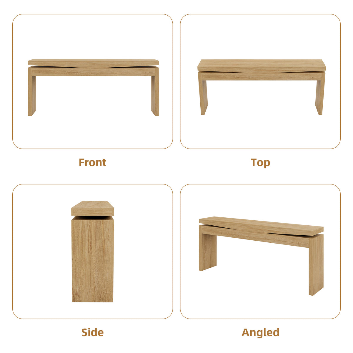 70.9-inch Long Console Table Behind Couch, Sofa Tables Narrow Long Farmhouse Wood Console Tables with Storage, Entryway Tables for Living Room, Hallway, Foyer, Light Oak