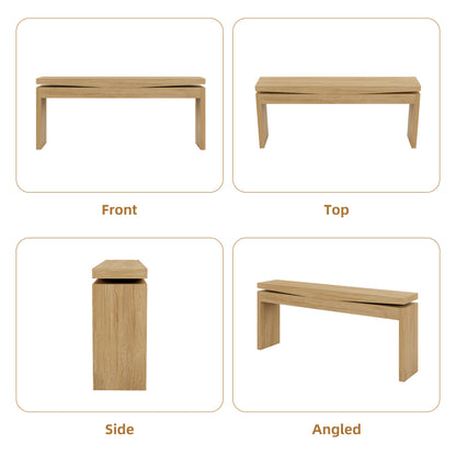 70.9-inch Long Console Table Behind Couch, Sofa Tables Narrow Long Farmhouse Wood Console Tables with Storage, Entryway Tables for Living Room, Hallway, Foyer, Light Oak